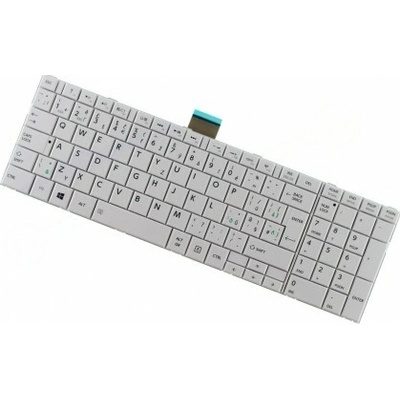 Toshiba Satellite c855-s5241 Klávesnica s rámčekom CZ/SK Biela