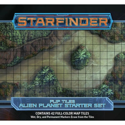 Paizo Publishing Starfinder Flip-Tiles: Alien Planet Starter Set