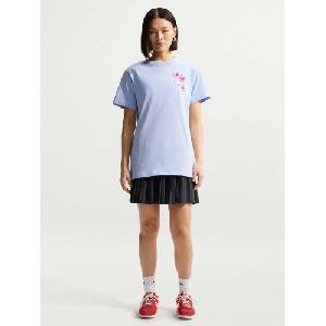 NIKE Тениска w nsw clsc bf cafe tomato tee