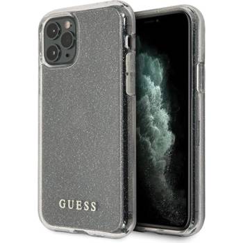GUESS Калъф Guess Glitter Circle за iPhone 11 Pro, Silver (GUE000765)