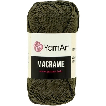 YarnArt Macrame 2mm 164 army zelená