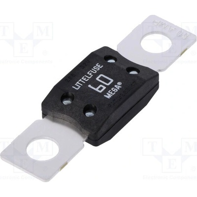 LITTELFUSE 0298060.ZXB Pojistka: tavná; 68,6mm; automobilová; šroub M8; 60A; 32VDC; mega