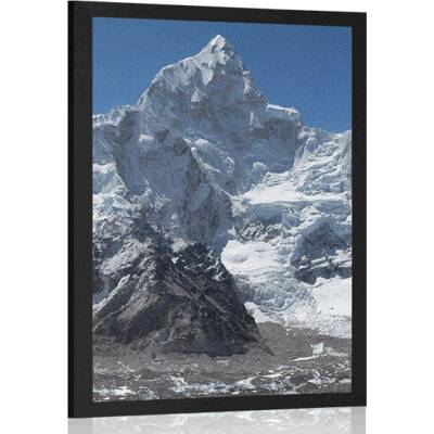 Plakát nádherný vrchol hory - 20x30 silver