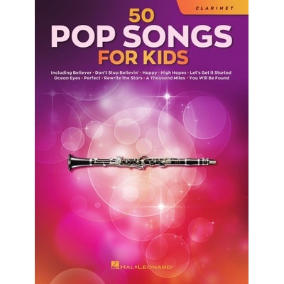50 Pop Songs for Kids pre klarinet