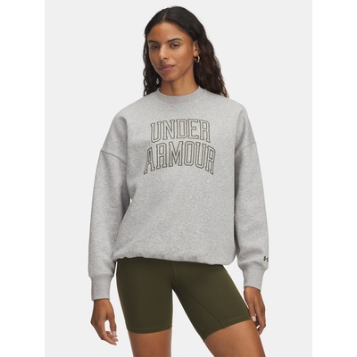 Дамски суитшърт Under Armour Rival Flc OS Varsity Crew-GRY Under Armour | Siv | ЖЕНИ | XS