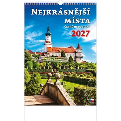 Nejkrásnější místa České republiky nástěnný Helma 2027