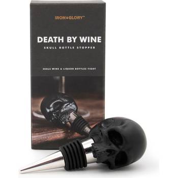 SUCK UK тапа за бутилки suck uk - death by wine black - lk iagdbwb