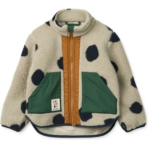 LIEWOOD Детско поларено яке LIEWOOD Kid's Noam Pile Jacket Fleece jacket - Spot Dots / Mist - размер 140 (EU) (703-6689-0321)