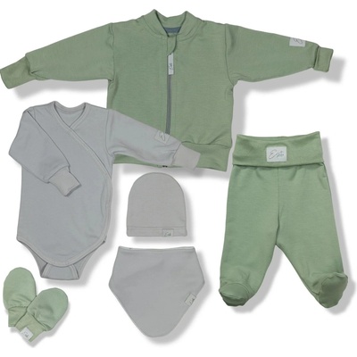 Esito Souprava do porodnice 6D Bambus Green Bonsai olivová – Zboží Mobilmania