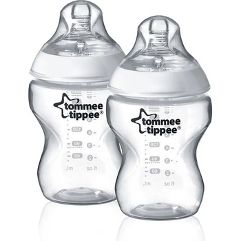 Image 1 of Tommee Tippee Natural Start Anti-Colic бебешко шише Slow Flow 0m+ 2x260ml