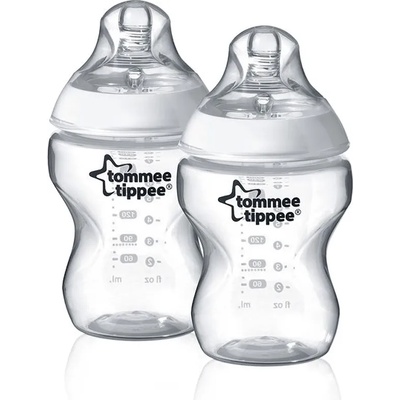 Tommee Tippee Closer To Nature Anti-colic Set бебешко шише Slow Flow 0m+ 2x260ml