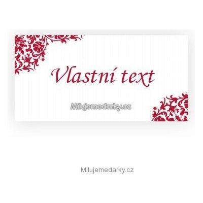 komplimentka k dárku: "vlastní text na přání vložený do balení"