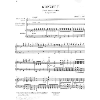 Weber Carl Maria von KONZERT 1 F-MOLL OP 73