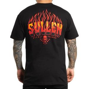 SULLEN мъжка тениска sullen - inferno - scm5785_bk