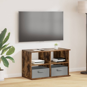 vidaXL Стойка за телевизор 79 x 40 x 48 см Опушен дъб (8000464)