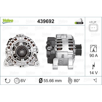 VALEO Alternátor 439692