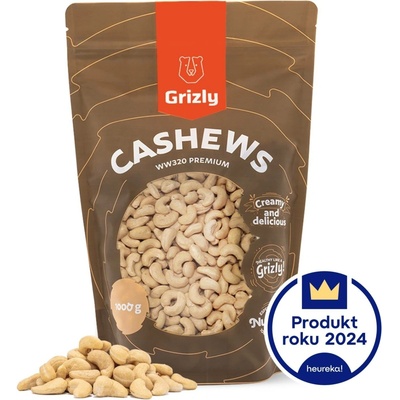 Grizly Kešu natural ww320 super premium 250 g