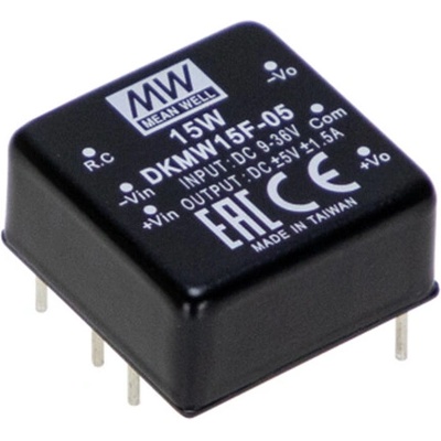 Mean Well DKMW15F-12 Měnič DC/DC 15W 12V