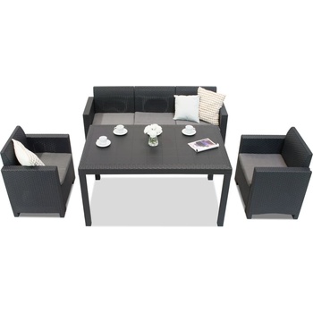 BICA Техноратанов комплект Nebraska Apetito 5 антрацит Bica (BCNEB5ANT)