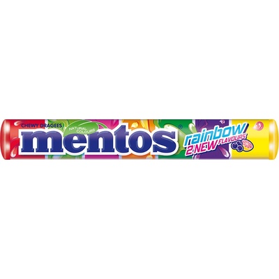 Mentos Rainbow Ovocné žvýkací bonbóny 38 g