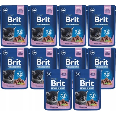 Brit Premium Cat Kitten White Fish 100 g – Sleviste.cz