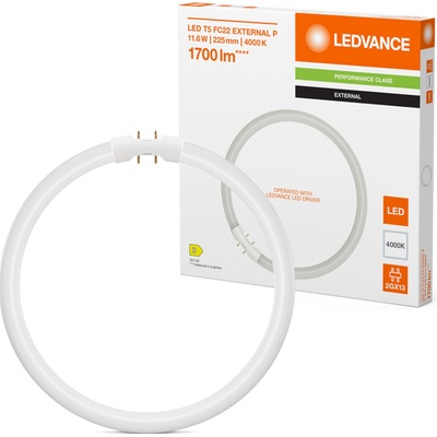 Ledvance T5 FC 22 EXTERNAL P 11,6W 840 2GX13 LED kruhová žiarivka