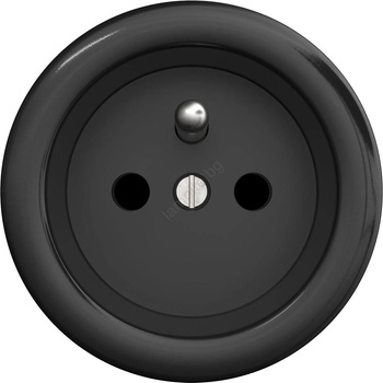 Image 1 of Reblig - Ретро домашна розетка без рамка 230V черна (RG0015)