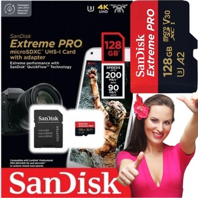 SanDisk microSDXC UHS-I U3 128 GB SDSQXCD-128G-GN6MA