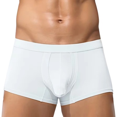 Erotické modré viskózové boxerky s váčkem pro intimní partie pro penis – Hledejceny.cz