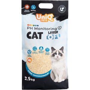 Uniq Pets Cat Tofu Cat Litter Neutral котешка тоалетна с pH мониторинг 2.5kg
