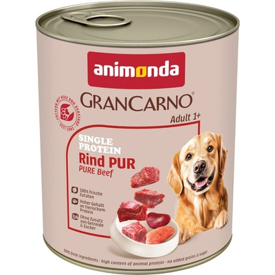 Animonda GranCarno Adult Single Protein hovädzie 24 x 800 g