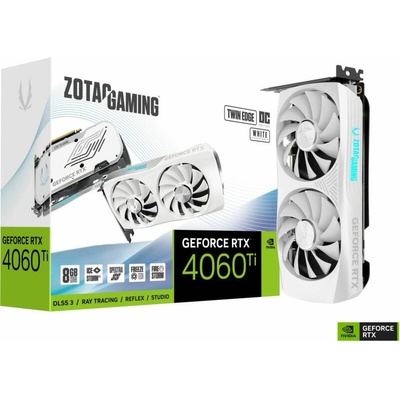 ZOTAC GeForce RTX 4060 Ti 8GB Twin Edge OC White (ZT-D40610Q-10M)