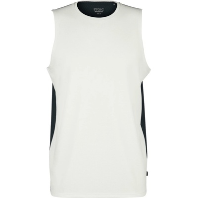 Stoic Мъжки потник с широка презрамка Stoic Performance ForsvikSt. Tank Tank top - Blanc White / Black - размер XXL (216-6696-0215)