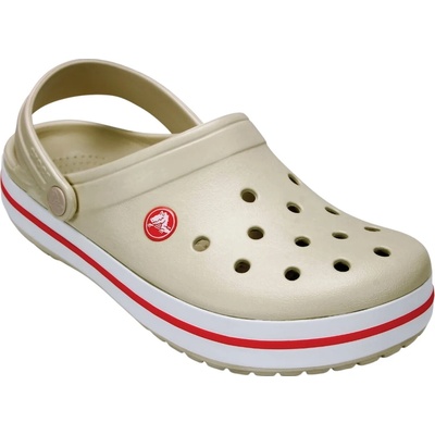 Crocs Crocband béžová / červená