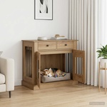 vidaXL Мебели за кучешка клетка Дъб артизан 90 x 47, 5 x 80 см (8014778)