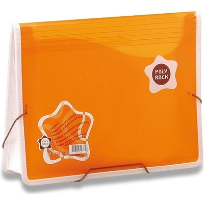 FolderMate Poly Rock oranžová A4