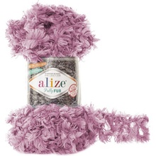 Vlna Alize Puffy Fur Fialová 6103