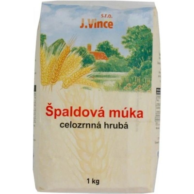 J. Vince Špaldová celozrnná mouka hrubá 1000 g