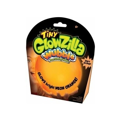 Tiny Glowzilla Wubble Bublinová Lopta 30 cm oranžová svietiaca v tme