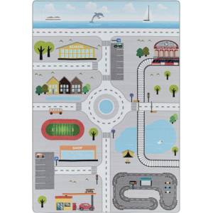 Ayyildiz Сив детски килим 160x230 cm Play - Ayyildiz Carpets (PLAY1602302902GREY)