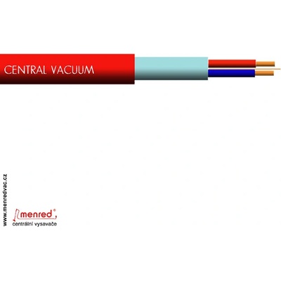 Ovládací kabel - 24V stíněný a samozhášivý. Určeno pro centrální vysavače.