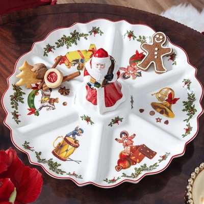 Villeroy & Boch Toy's Fantasy Dělený vánoční talíř Nostalgia 38x38x19 cm – Zboží Mobilmania