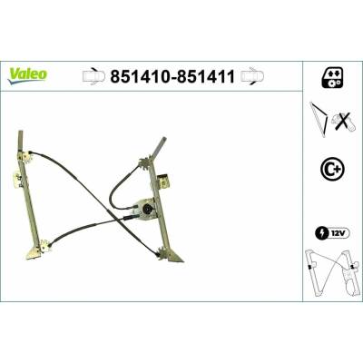 Mechanizmus zdvíhania okna VALEO 851410