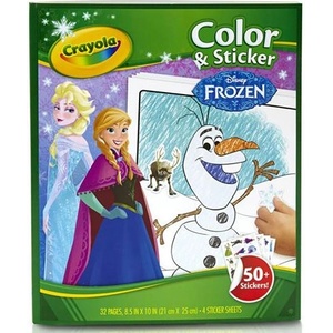 Crayola Ледена магия: книжка за оцветяване и стикери (cray04-5864)