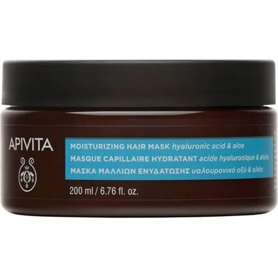 APIVITA Хидратираща маска за коса с хиаулуронова киселина , Apivita Holistic Hair Care Moisturizing Hair Mask 200ml