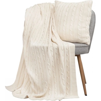 Scanquilt Deka pletená Imperial smotanová 130x190
