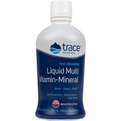 Trace Minerals Liquid Multi Vitamin-Mineral [887 мл] Горски плодове
