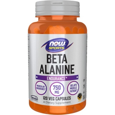 NOW Beta-Alanine 750 mg | CarnoSyn® [120 капсули]