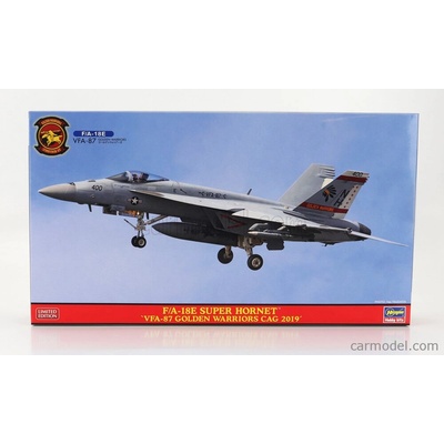 Hasegawa Hornet Grumman F a-18e Super Vfa-87 Golden Warriors Cag Airplane Military 2019 1:72