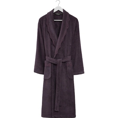 Dámský elegantní župan Stella Švestková Soft Cotton